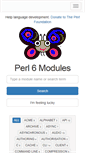 Mobile Screenshot of modules.perl6.org